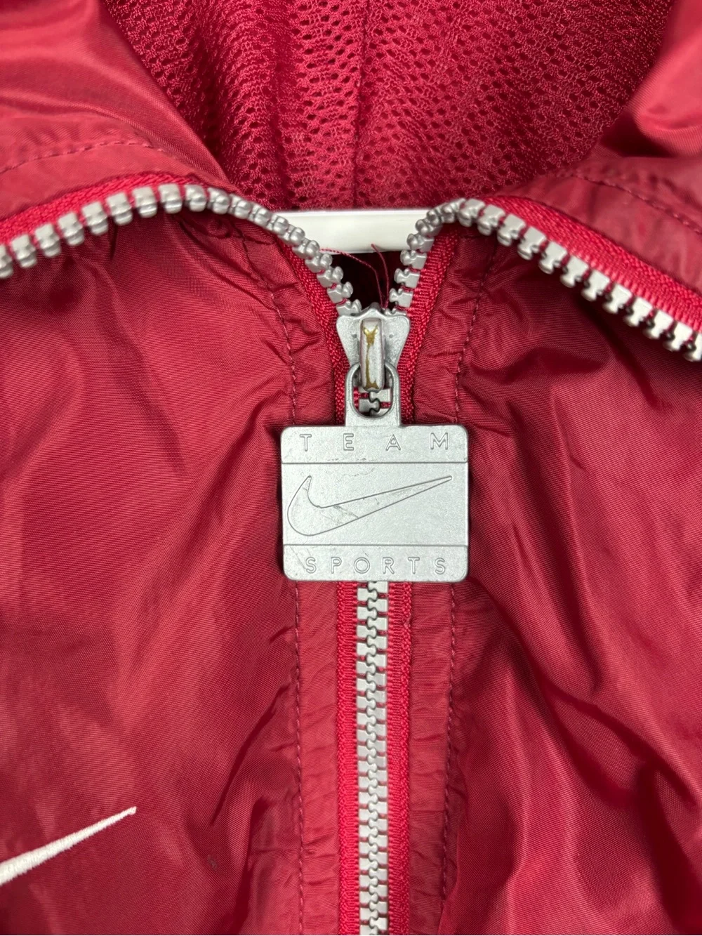 Vintage 90s Nike Team Alabama Crimson Tide Nylon Windbreaker zip Up Jacket Small